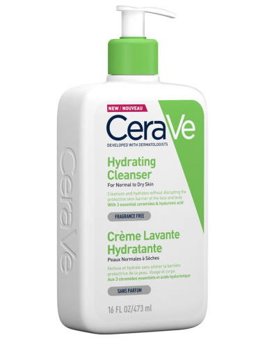 CeraVe Crème Lavante Hydratante 473 ml