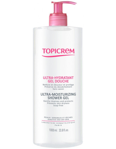 Topicrem Ultra-Hydratant Gel Douche 1L