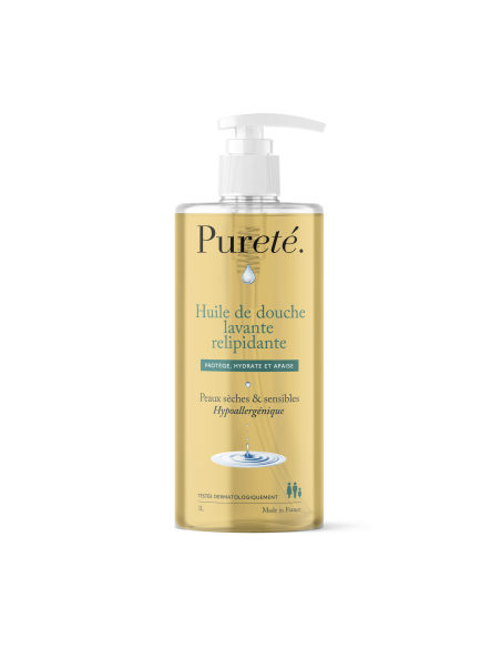 Pureté Huile de douche lavante relipidante 1L