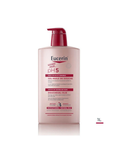 Eucerin Ph5 Gel-Huile de Douche 1L