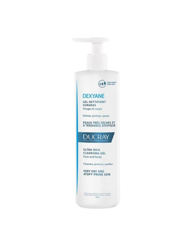 Ducray dexyane gel nettoyant surgras...