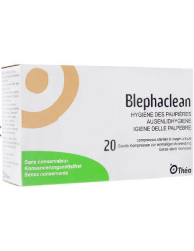 Blephaclean compresses imprégnées