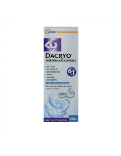 DACRYO ENTRETIEN LENTILLES...