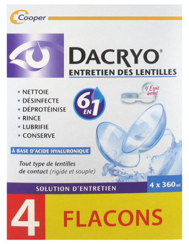 Dacryo Entretien des Lentilles Lot de...