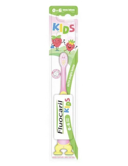 Fluocaril Brosse à Dents Kids 2-6 Ans Extra-Souple - Couleur : aléatoire
