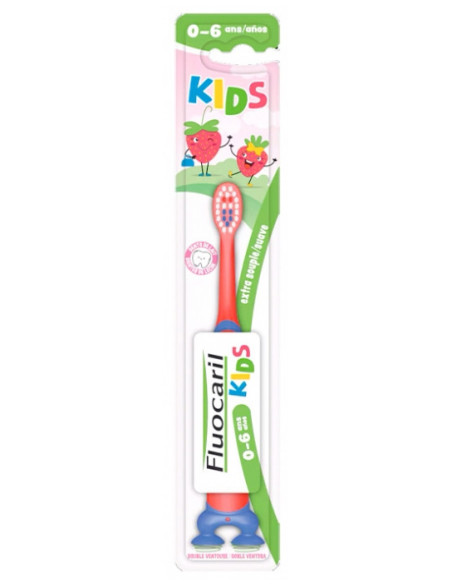 Fluocaril Brosse à Dents Kids 2-6 Ans Extra-Souple - Couleur : aléatoire