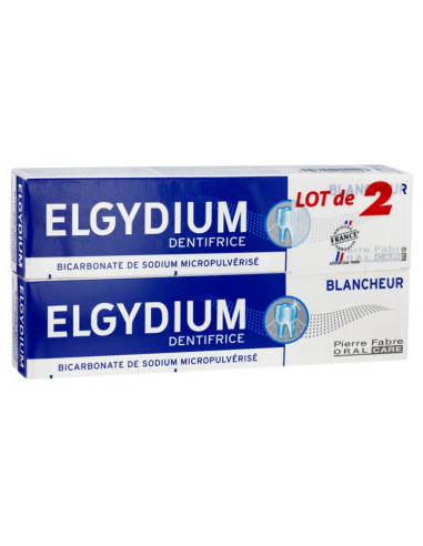 Elgydium Dentifrice Blancheur Lot de...