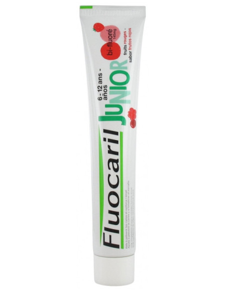 Fluocaril Junior Dentifrice 6-12 Ans 75 ml - Parfum : Fruits Rouges