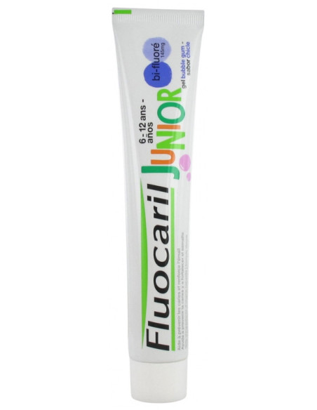 Fluocaril Junior Dentifrice 6-12 Ans 75 ml - Parfum : Gel Bubble