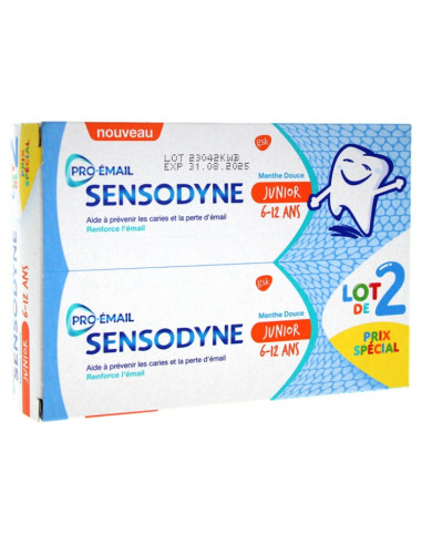 Sensodyne Dentifrice Junior Lot de 2...