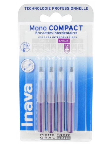 INAVA MONO COMPACT 4 BROSSETTES...