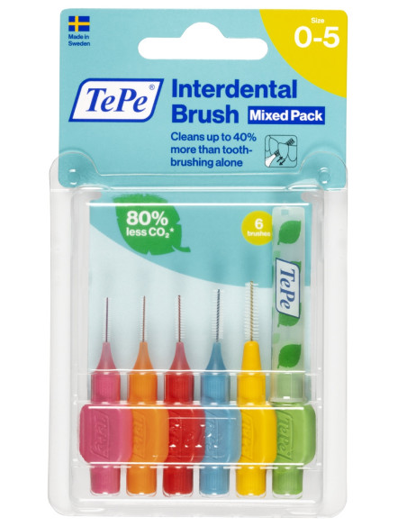TePe Brossettes interdentaires TePe Originales - Pack toutes tailles - ISO 0 à 5