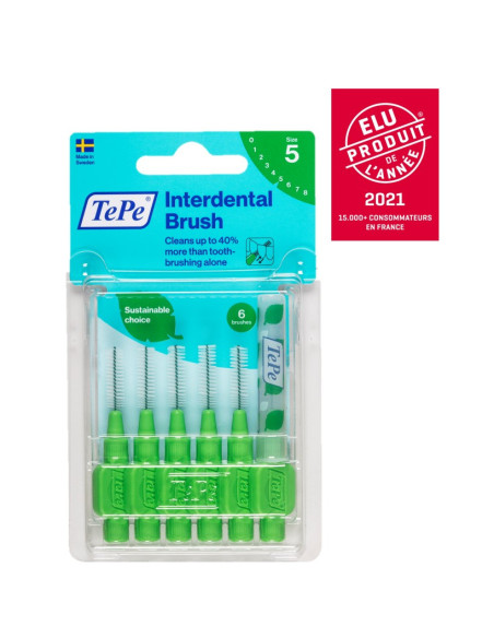 TePe Brossettes interdentaires TePe Originales Vert - 1.6 mm - ISO 5