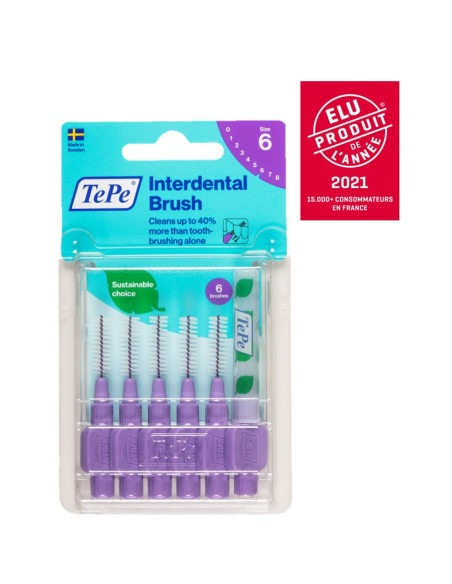 TePe Brossettes interdentaires TePe Originales Violet - 2.0 mm - ISO 6