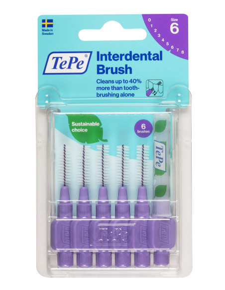 TePe Brossettes interdentaires TePe Originales Violet - 2.0 mm - ISO 6