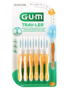 GUM Trav-Ler 6 Brossettes...