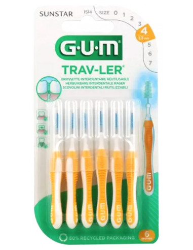 GUM Trav-Ler 6 Brossettes...