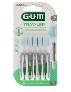 GUM Trav-Ler 6 Brossettes...