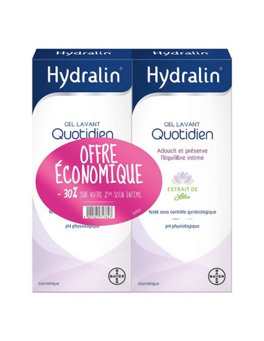 Hydralin Quotidien Gel Lavant Lot de...