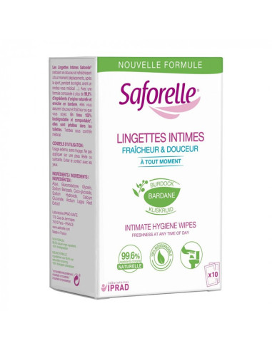 Saforelle Soin & Hygiène Lingettes...