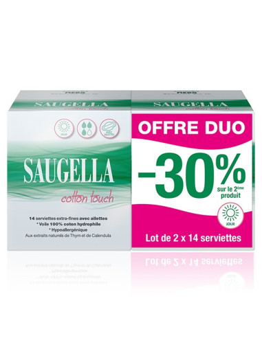Saugella Cotton Touch Serviettes...
