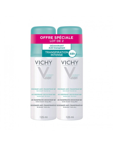 Vichy anti-transpirant aérosol 2x125ml