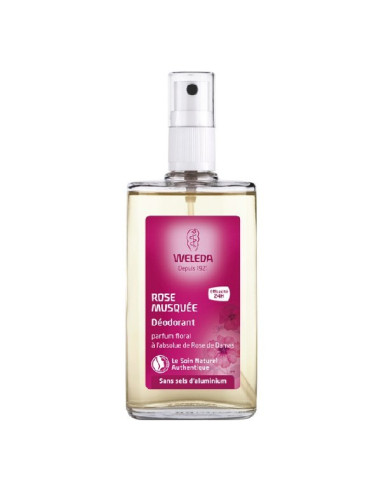 Weleda déodorant à la rose spray 100ml