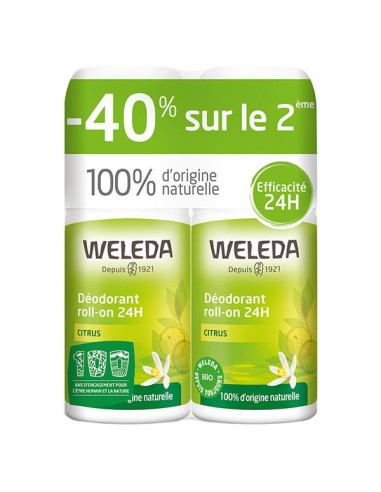 Weleda Citrus Déodorant 24h Roll-On...