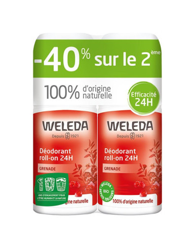 Weleda Grenade Déodorant 24h Roll-On...