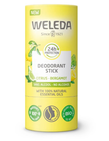 Weleda Déodorant Citrus Bergamote...