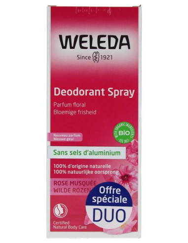 Weleda Déodorant Spray à la Rose...