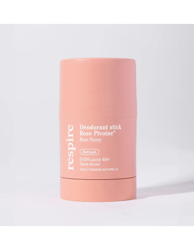 Respire Déodorant stick Rose Pivoine 50g