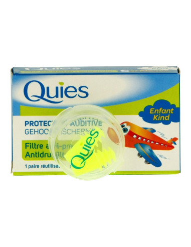 Quies bouchons d'oreilles avion...