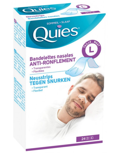 Quies Anti-Ronflement 24 Bandelettes...