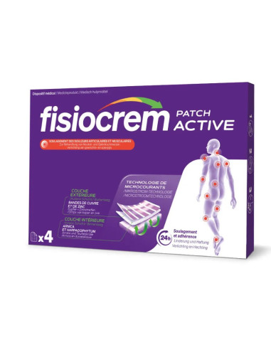 Fisiocrem Patchs Active x4