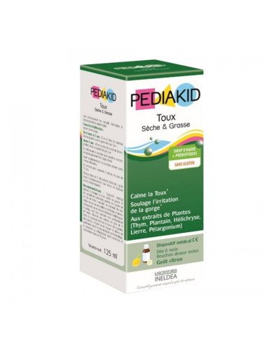PEDIAKID SIROP TOUX SECHE ET GRASSE...