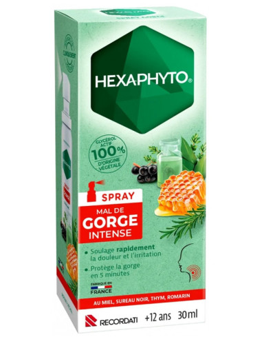 Hexaphyto Spray Mal de Gorge Intense...