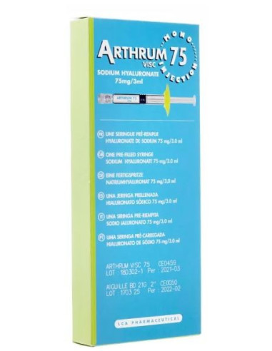 Arthrum 75mg/3ml solution injectable...