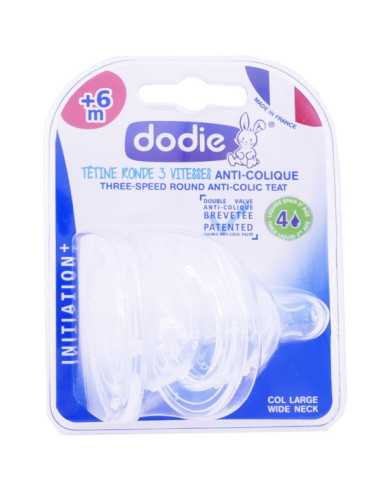 DODIE 2 TÉTINES RONDES LIQUIDE EPAIS...