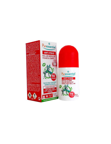 PURESSENTIEL Roller répulsif visage &...