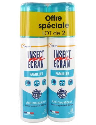 Insect Ecran Familles Lot de 2 x 100 ml