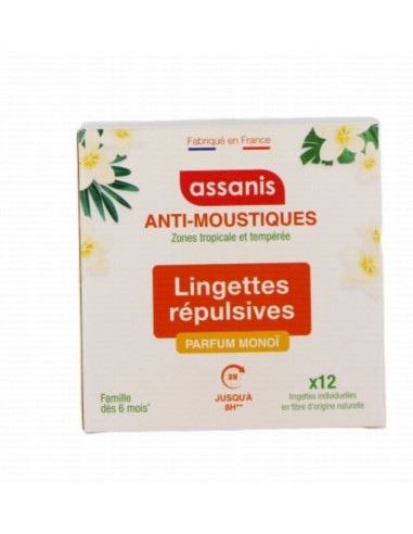 ASSANIS Anti-Moustiques Lingettes...