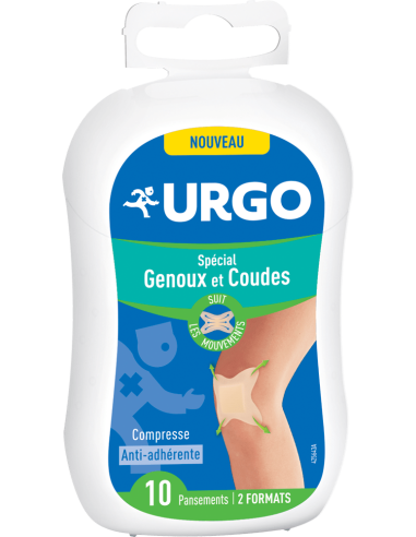 URGO PANSEMENTS COUDE ET GENOU X10
