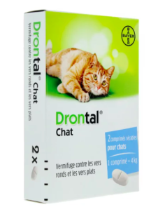 Drontal Chat 2 comprimés