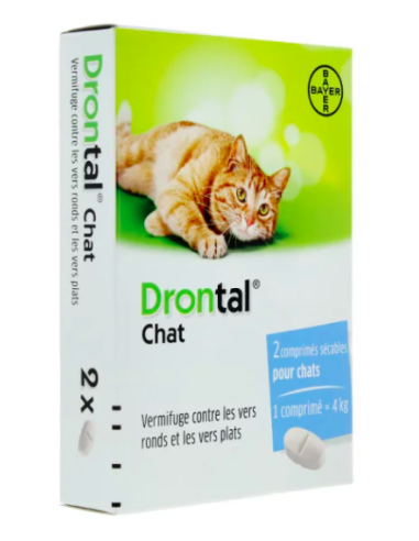 Drontal Chat 2 comprimés