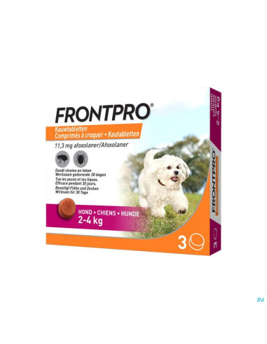 FRONTPRO CHIEN 2- 4 KG 3 COMPRIMES