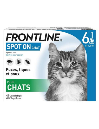 Frontline Spot On Chat 6 pipettes