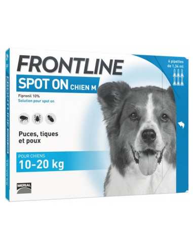 FRONTLINE SPOT-ON CHIEN DE 10-20KG 6...