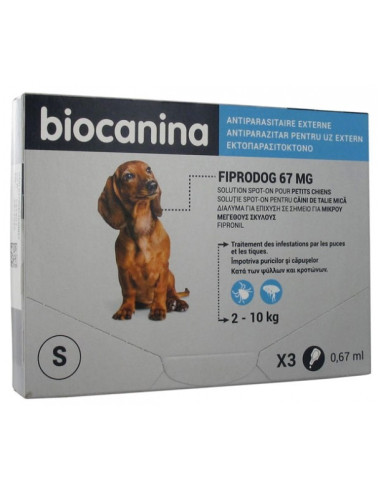BIOCANINA FIPRODOG 67 MG SOLUTION...