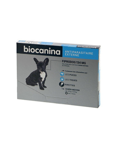 Biocanina Fiprodog 134mg Chien Moyen...